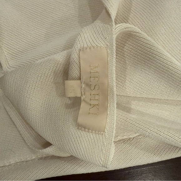 Meshki Cream Ribbed Knit Tank - Picture 10 of 10